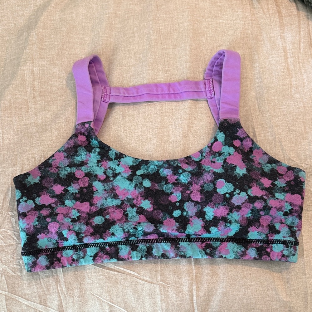 Born Primitive Purple and Teal Sports Bra